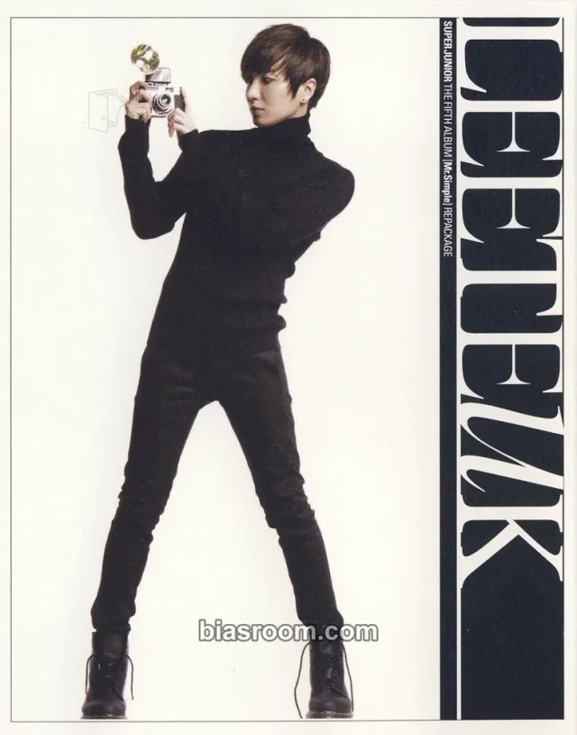 SUPER JUNIOR - Leeteuk - A-Cha Album postcard