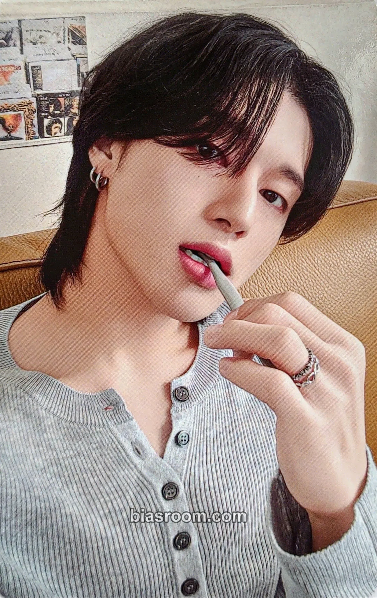 Wooyoung 2025 Season's Greetings - Rock Will Never Die Photocard - ATEEZ - ATEEZ K-pop photocard