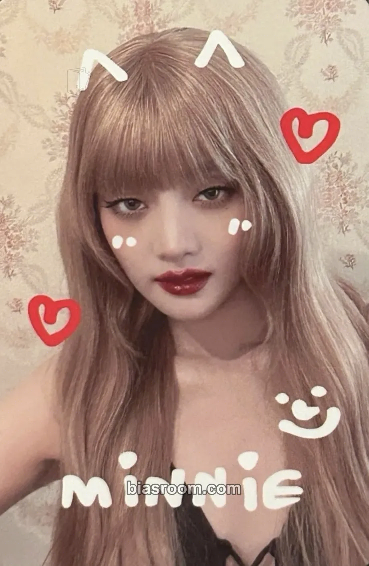 Minnie I Love Photocard - i-dle - i-dle K-pop photocard