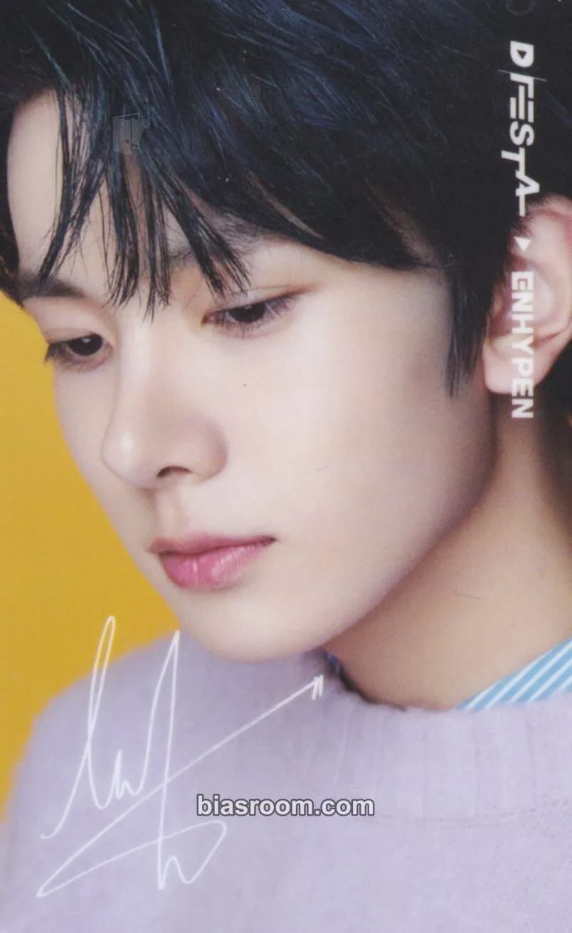 Heeseung ENHYPEN - DICON DFESTA OFFICIAL MINI EDITION PHOTOBOOK Photocard - ENHYPEN - ENHYPEN K-pop photocard