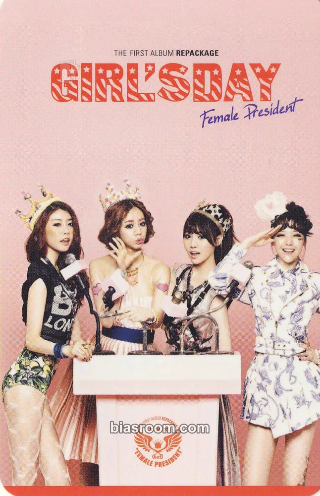 Female President Photocard - Girl's Day - Girl's Day K-pop photocard