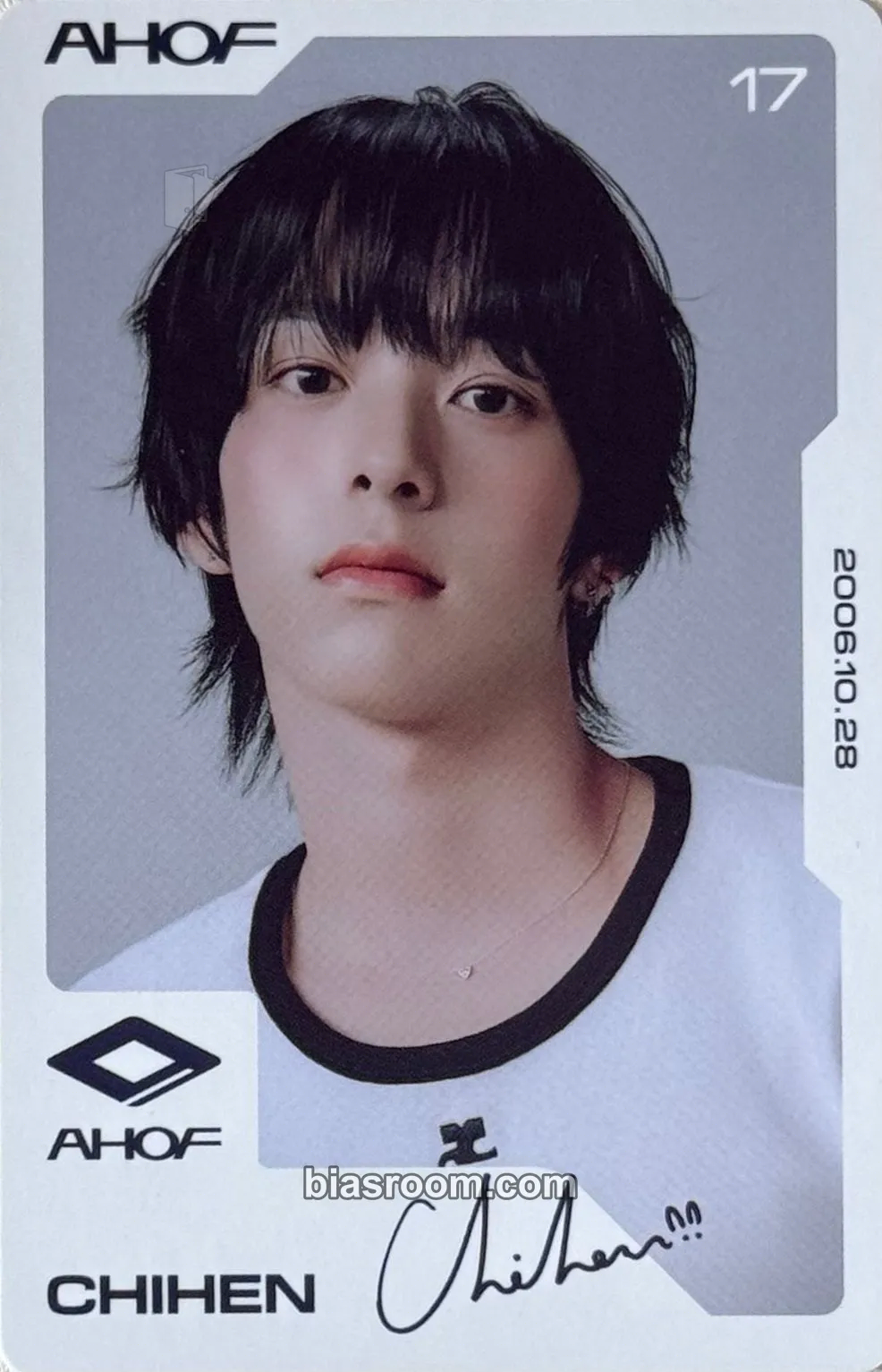 Chih En WHO WE ARE Photocard - AHOF - AHOF K-pop photocard