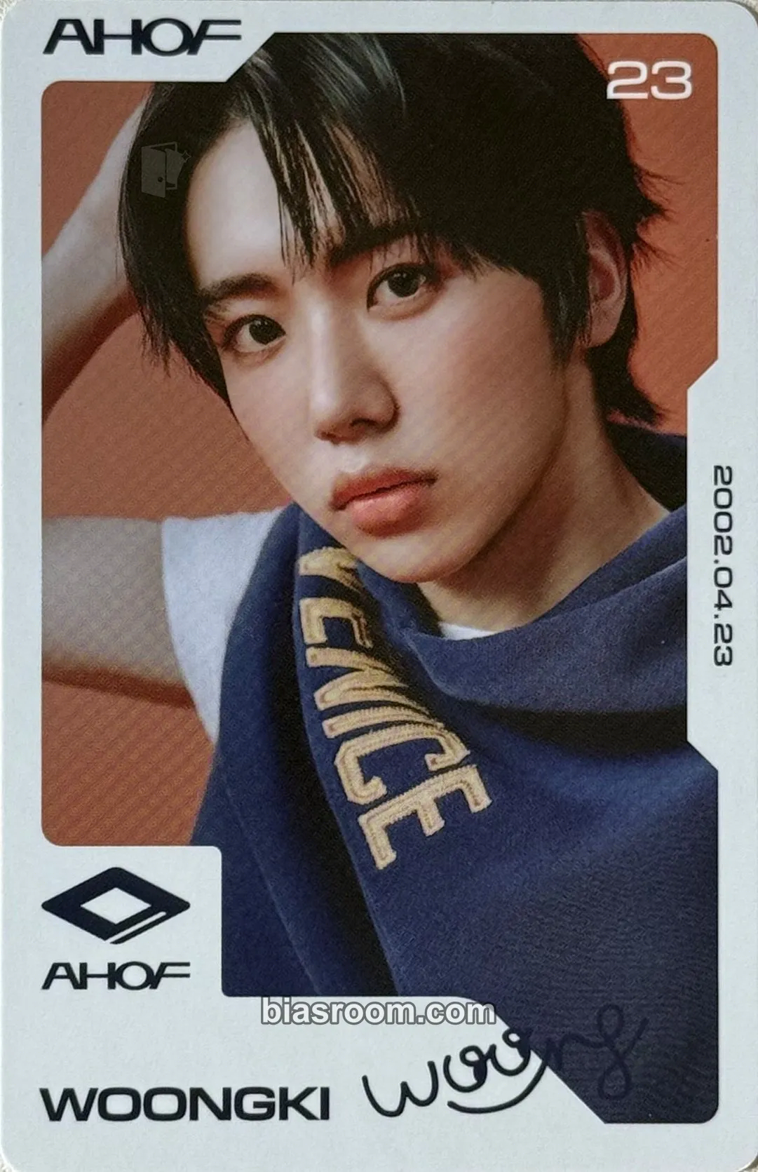Woongki WHO WE ARE Photocard - AHOF - AHOF K-pop photocard