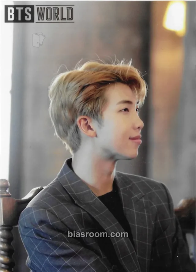 BTS - RM - BTS World: Original Soundtrack Album raw photo pop-up store japan japan store purchase benefit