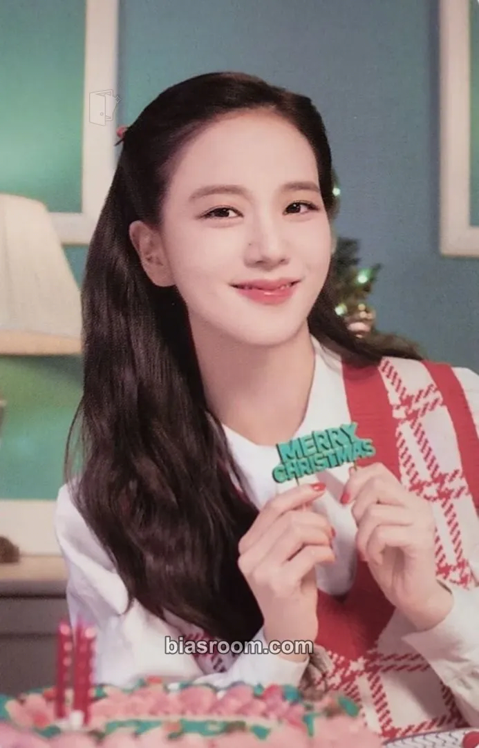 Jisoo BPTG - 2024 Merry Blinkmas Photocard - BLACKPINK - BLACKPINK K-pop photocard