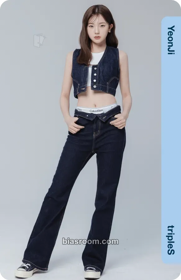 Yeonji Divine01 Physical Objekts Photocard - tripleS - tripleS K-pop photocard