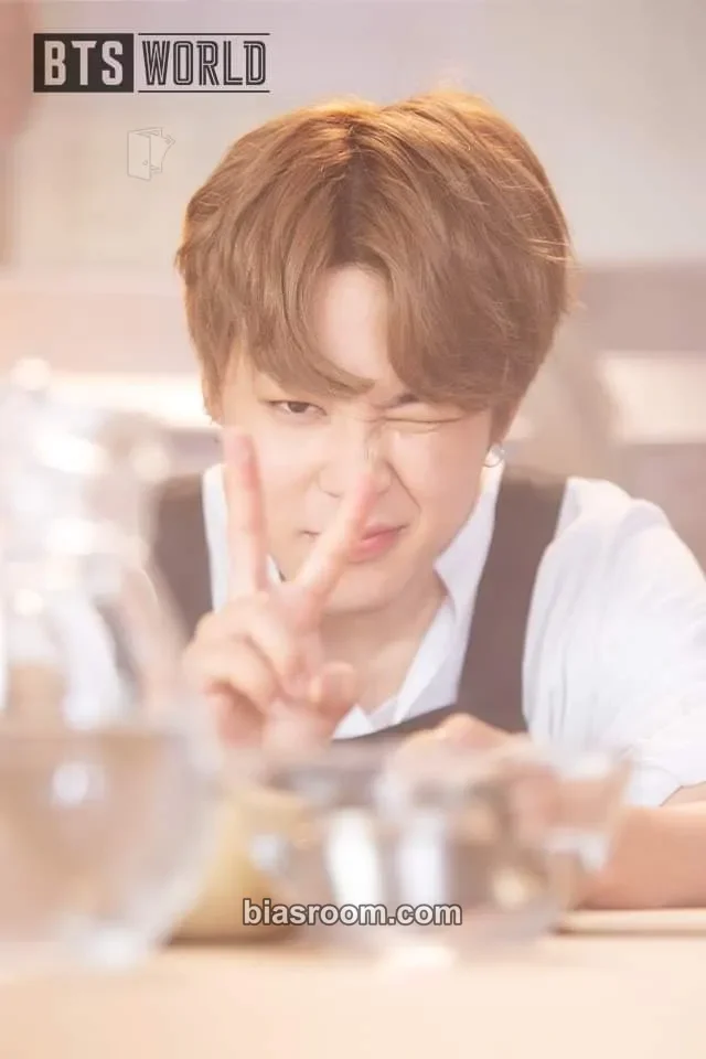 BTS - Jimin - BTS World: Original Soundtrack Album raw photo japan purchase benefit japan store pop-up store nagoya