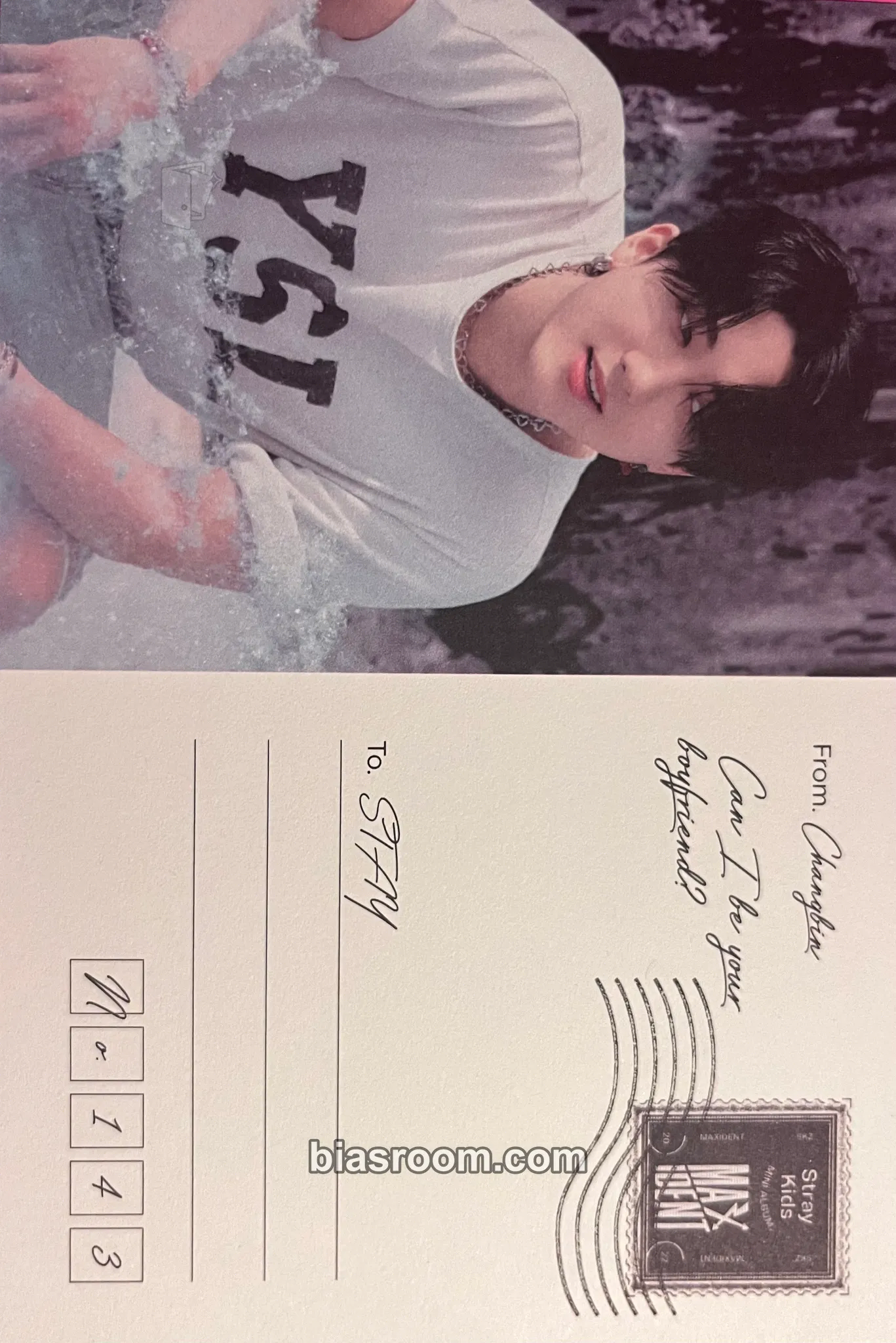Changbin Maxident Photocard - Stray Kids - Stray Kids K-pop photocard