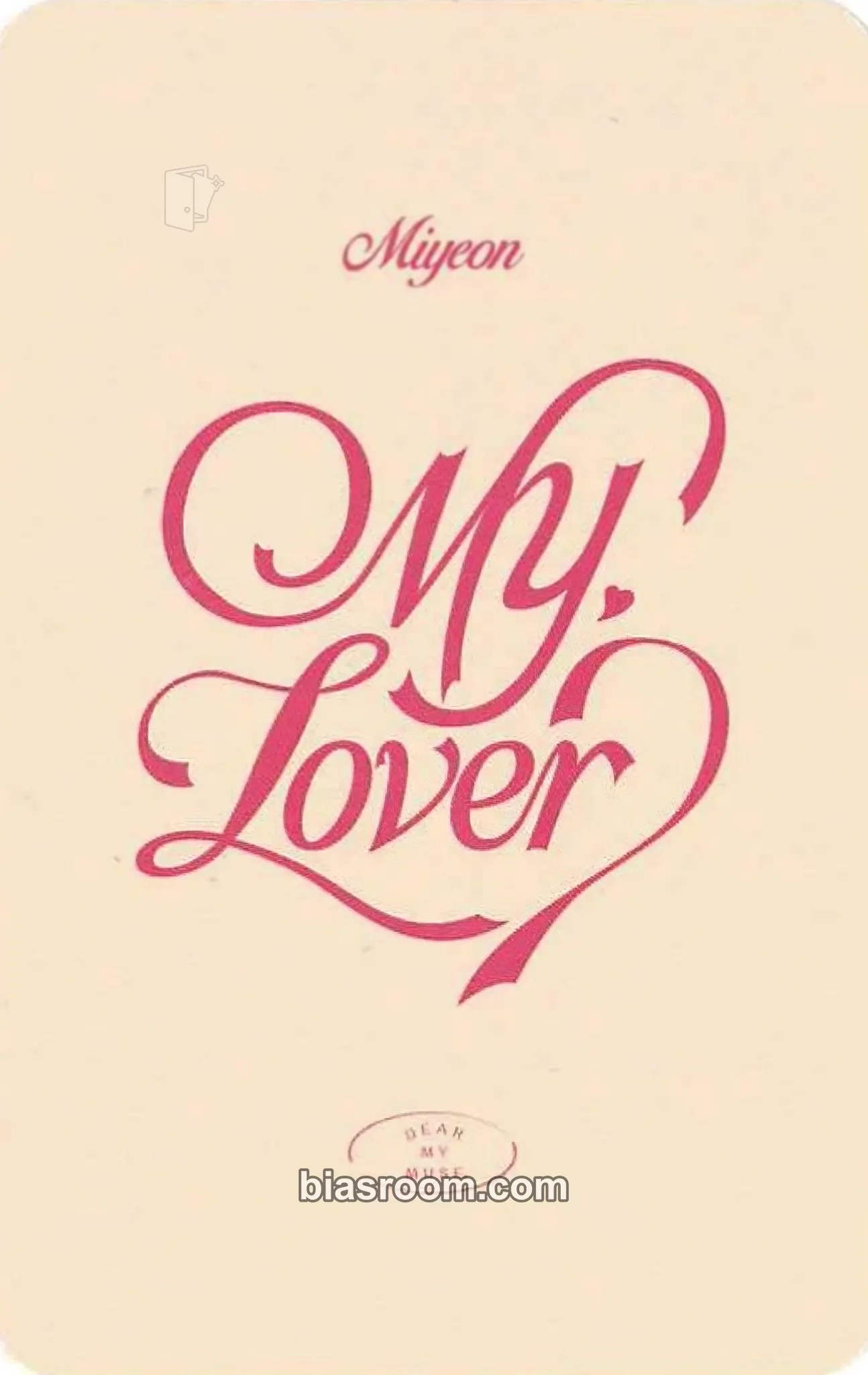 Miyeon MY, Lover Photocard - i-dle | Bias Room
