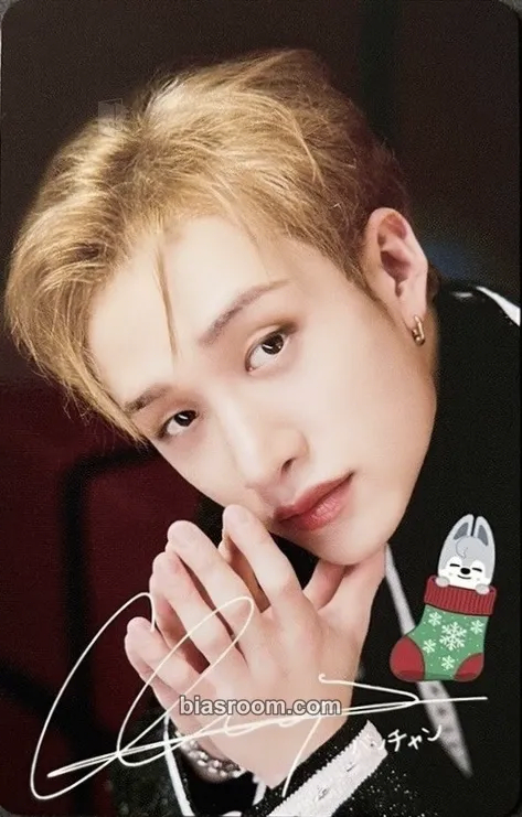 Bang Chan SHIBUYA109 XMAS x Stray Kids Photocard - Stray Kids - Stray Kids K-pop photocard