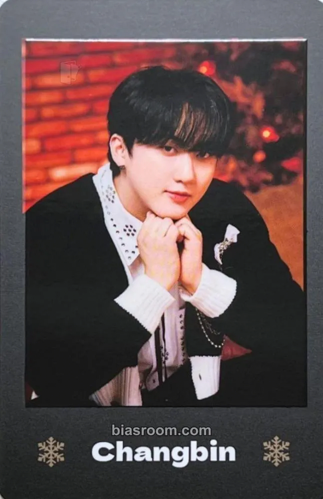 Changbin SHIBUYA109 XMAS x Stray Kids Photocard - Stray Kids - Stray Kids K-pop photocard