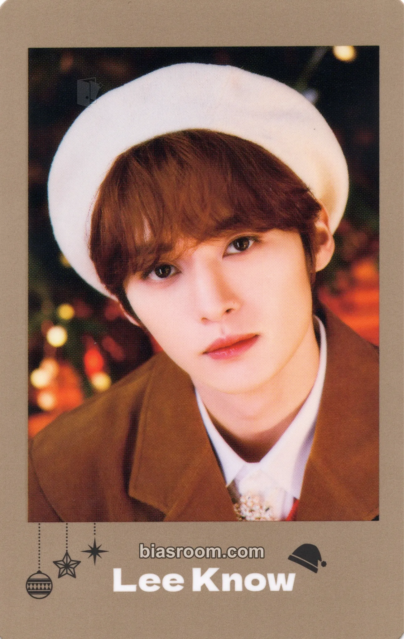 Lee Know SHIBUYA109 XMAS x Stray Kids Photocard - Stray Kids - Stray Kids K-pop photocard