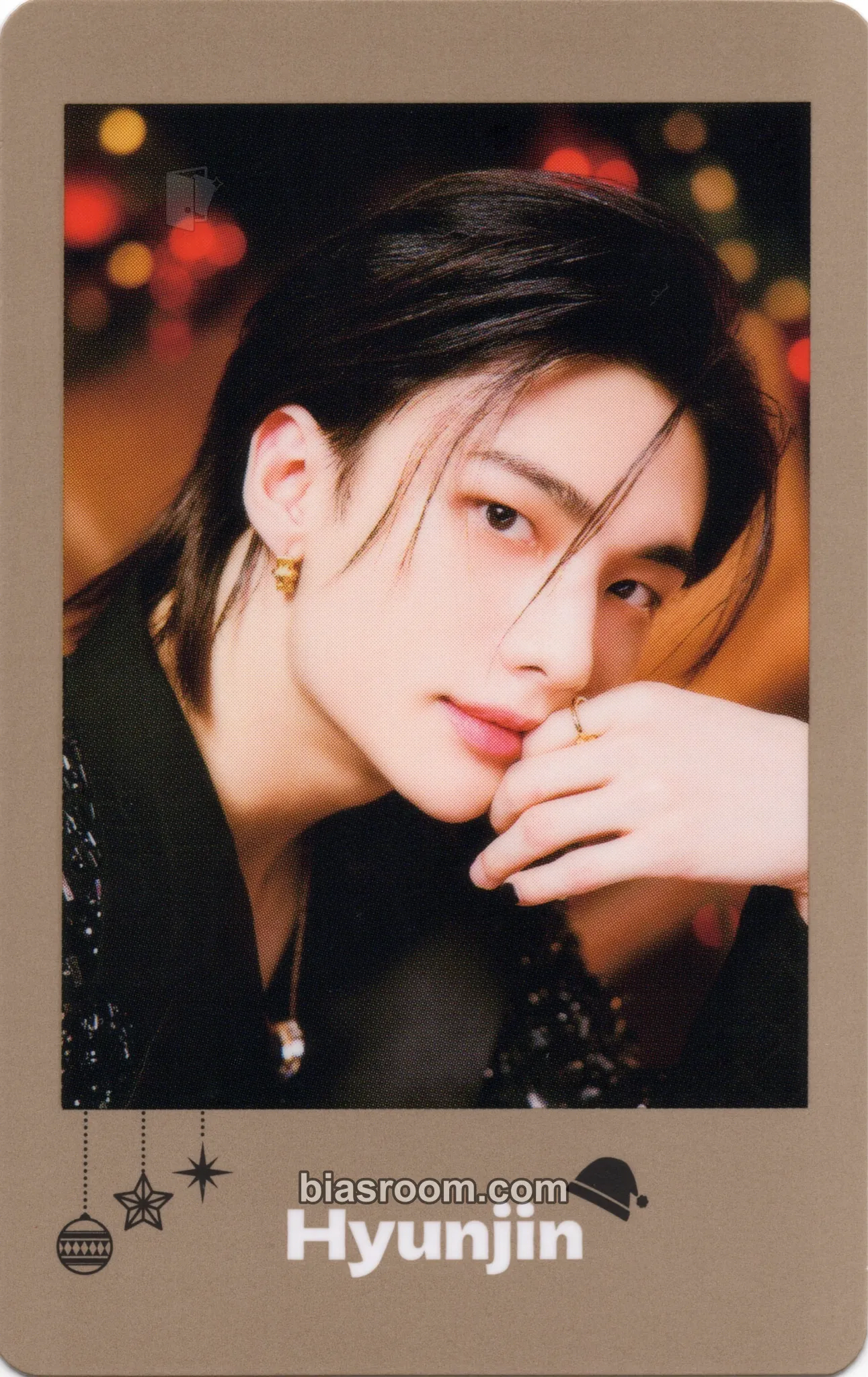 Hyunjin SHIBUYA109 XMAS x Stray Kids Photocard - Stray Kids - Stray Kids K-pop photocard