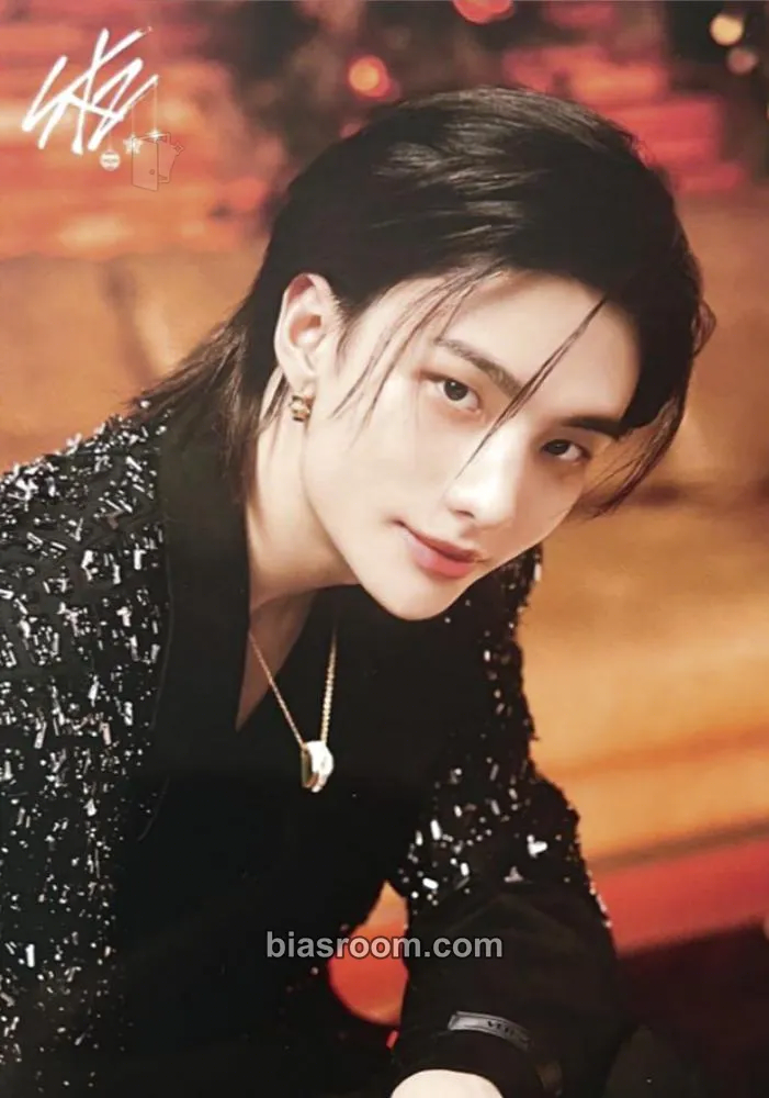 Hyunjin SHIBUYA109 XMAS x Stray Kids Photocard - Stray Kids - Stray Kids K-pop photocard