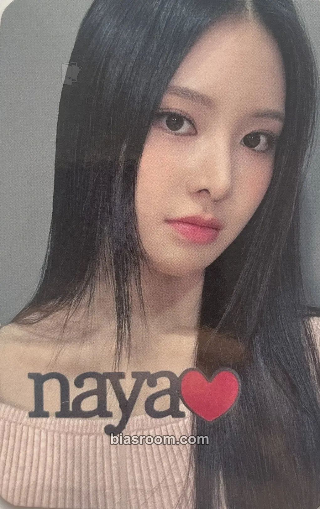 Bang Jeemin Naya Official Fanclub Photocard - izna - izna K-pop photocard