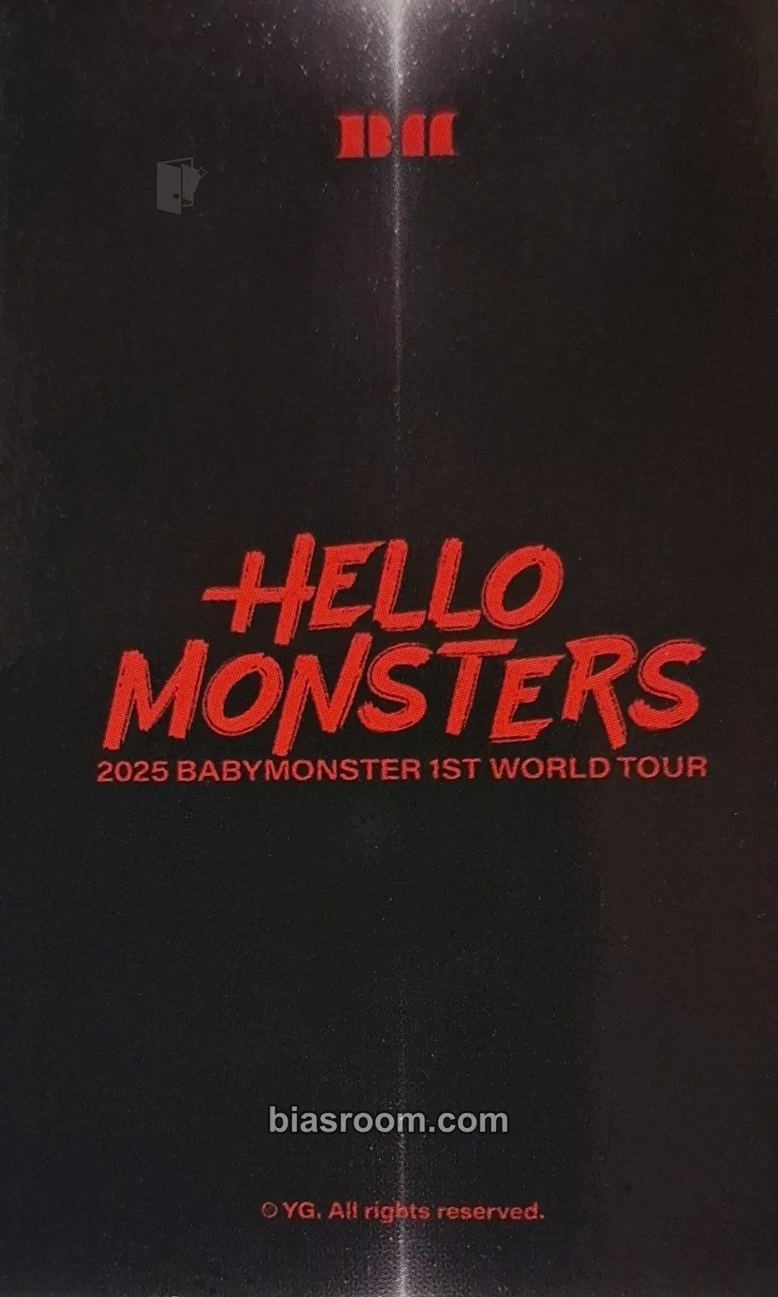 Pharita Hello Monsters 1st World Tour Photocard - BABYMONSTER
