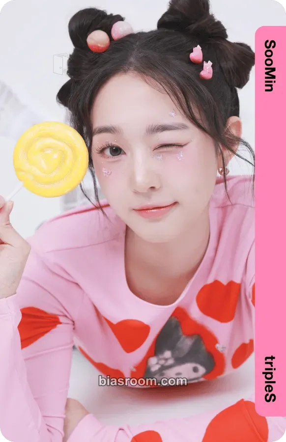 Soomin Binary02 Physical Objekts Photocard - tripleS - tripleS K-pop photocard