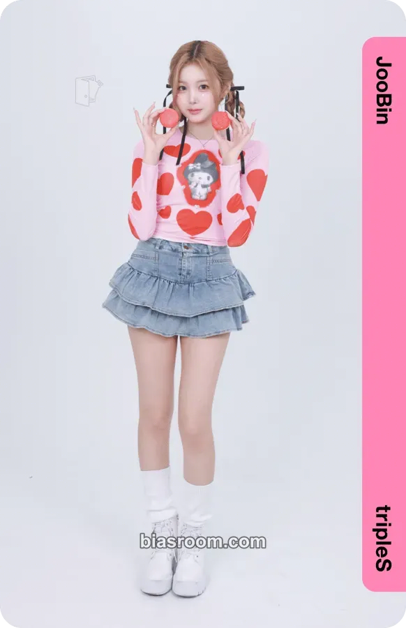 Joobin Binary02 Physical Objekts Photocard - tripleS - tripleS K-pop photocard