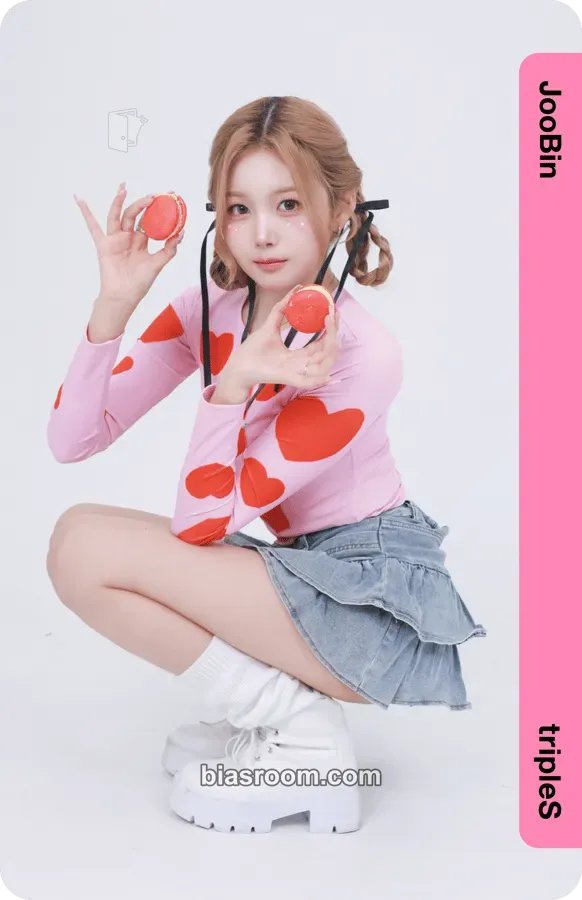 Joobin Binary02 Physical Objekts Photocard - tripleS - tripleS K-pop photocard