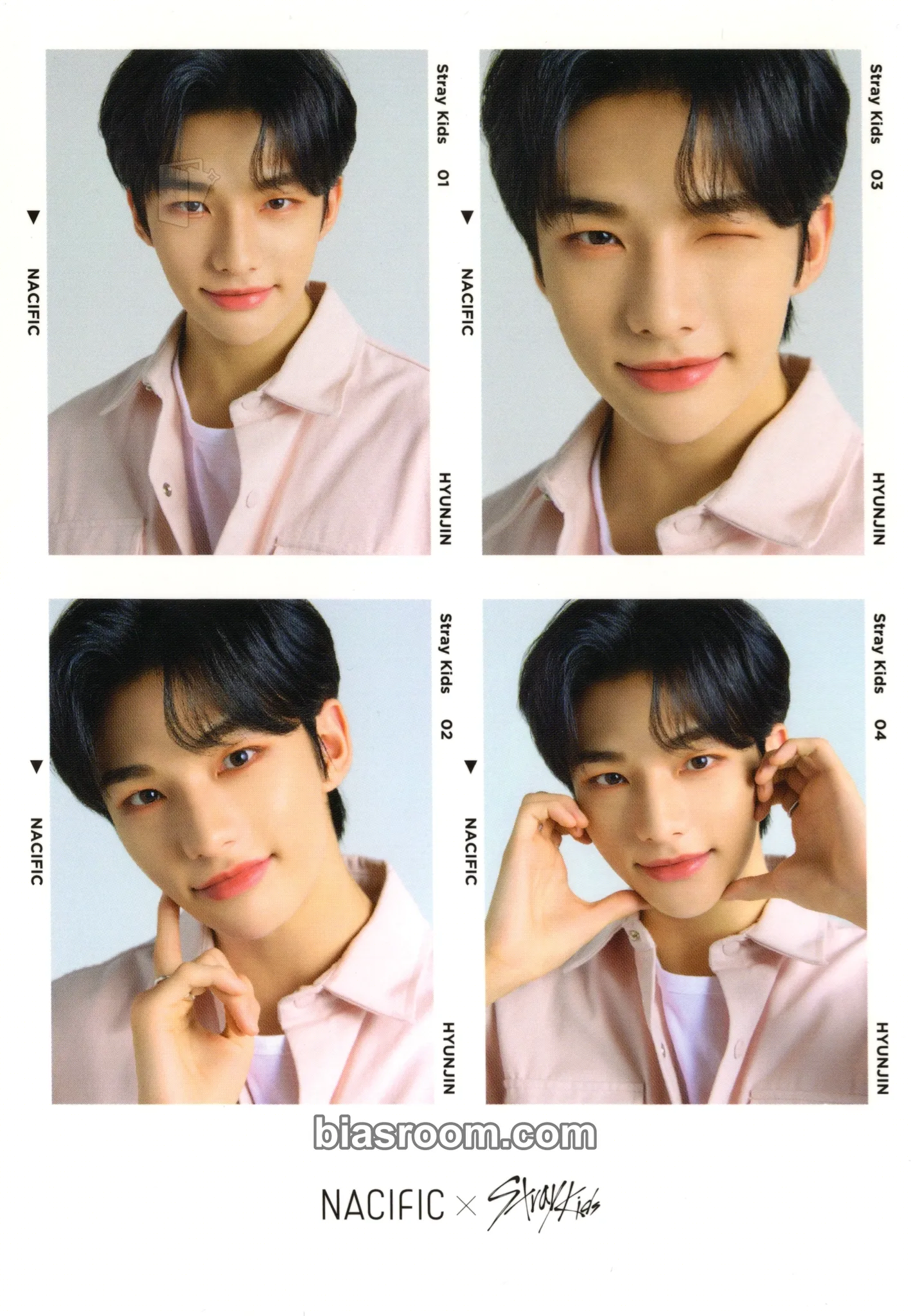 Hyunjin NACIFIC x Stray Kids Photocard - Stray Kids - Stray Kids K-pop photocard