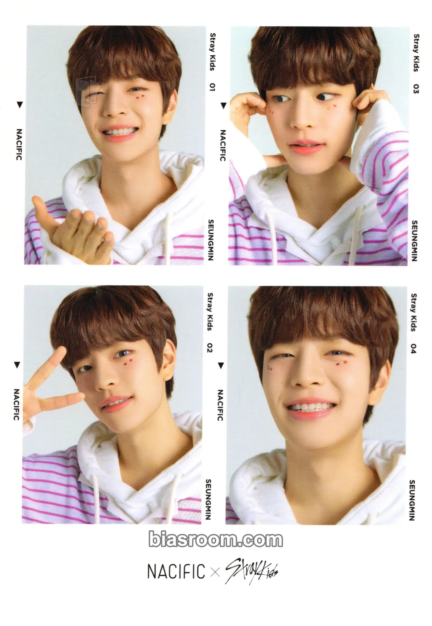 Seungmin NACIFIC x Stray Kids Photocard - Stray Kids - Stray Kids K-pop photocard