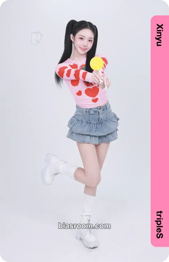 Xinyu Binary02 Physical Objekts Photocard - tripleS - tripleS K-pop photocard