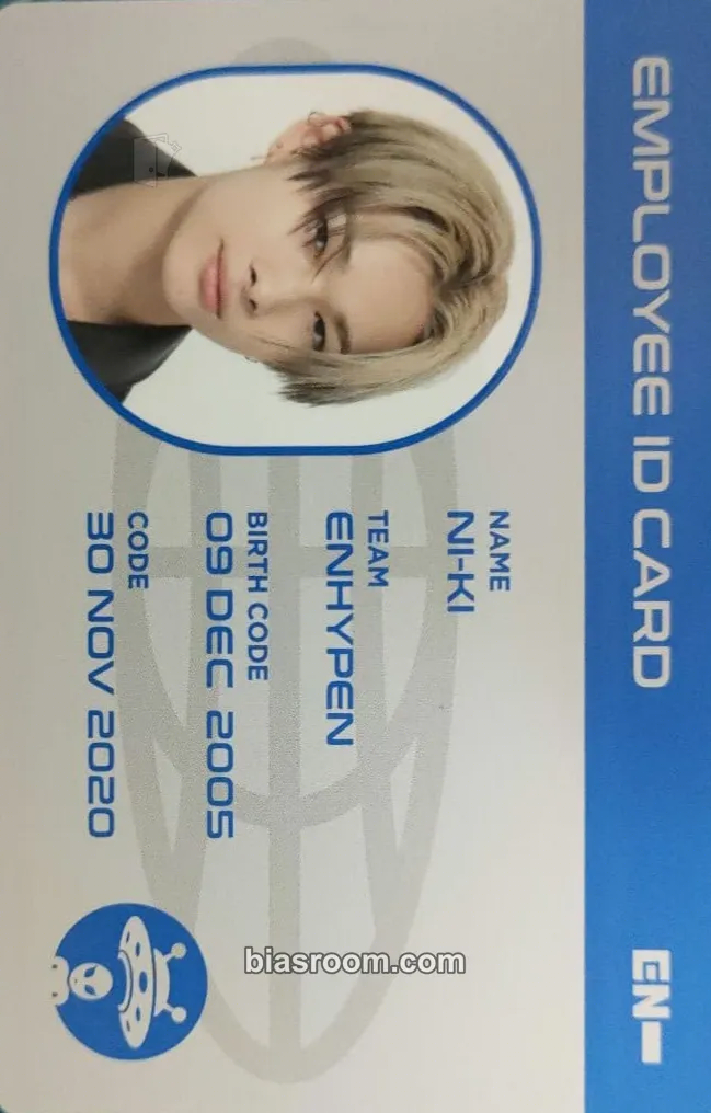 Ni-ki 2024 GGU GGU Package Photocard - ENHYPEN - ENHYPEN K-pop photocard