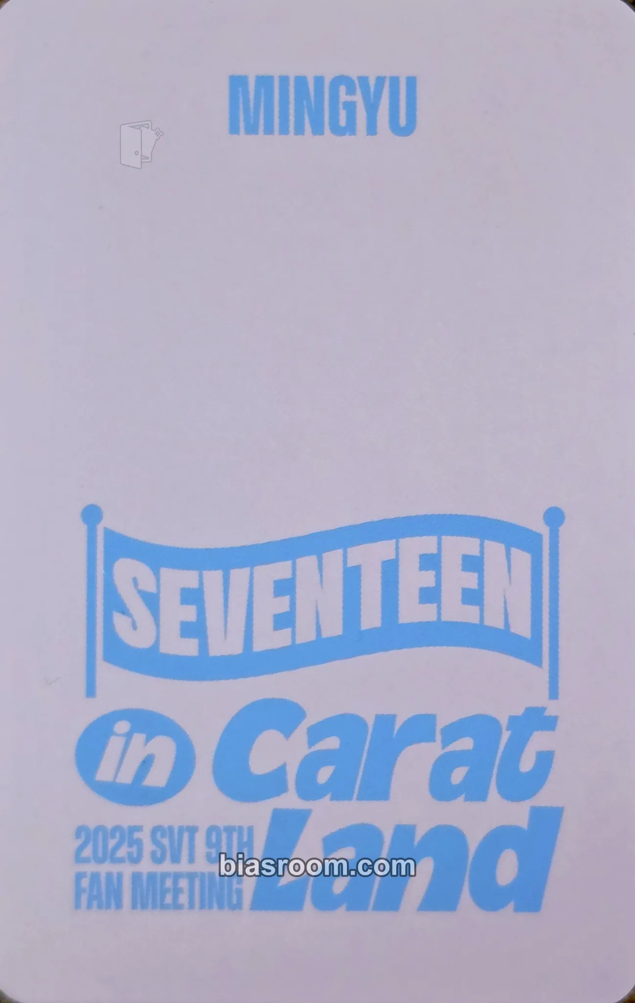 Mingyu 2025 9TH SVT IN CARAT LAND Photocard - SEVENTEEN | Bias Room