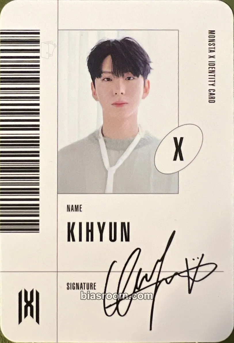 Kihyun Follow - Find You Photocard - MONSTA X - MONSTA X K-pop photocard