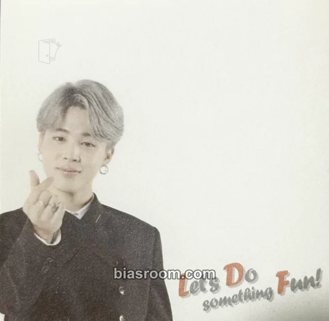BTS - Jimin - Lotte Duty Free Other event memo pad purchase benefit brand collaboration lotte duty free