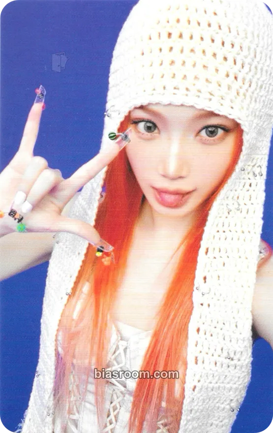 Kim Chaewon SPAGHETTI Photocard - LE SSERAFIM - LE SSERAFIM K-pop photocard