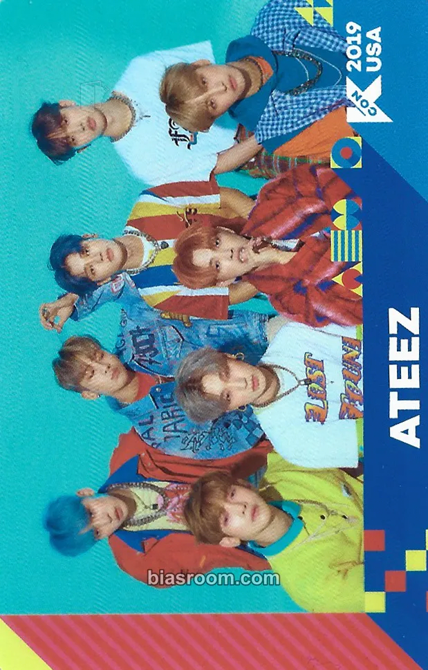 KCON NY 2019 Photocard - ATEEZ - ATEEZ K-pop photocard