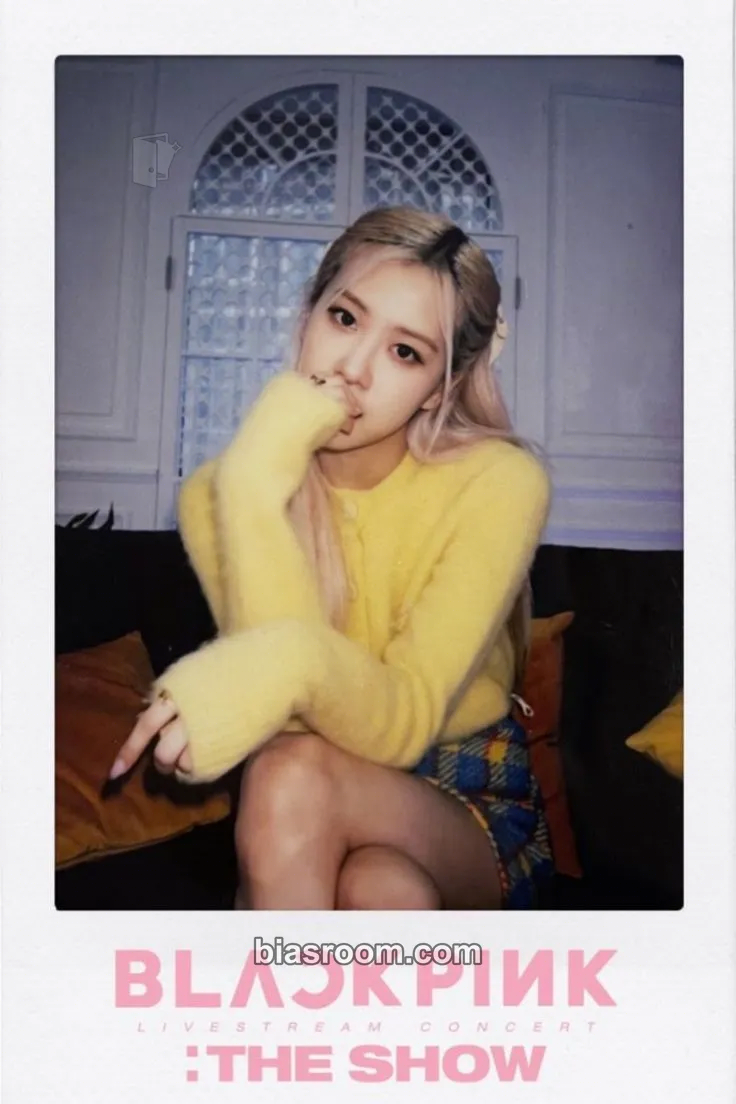 Rosé Blackpink 'THE SHOW' Plus Membership Youtube Event Photocard - BLACKPINK - BLACKPINK K-pop photocard