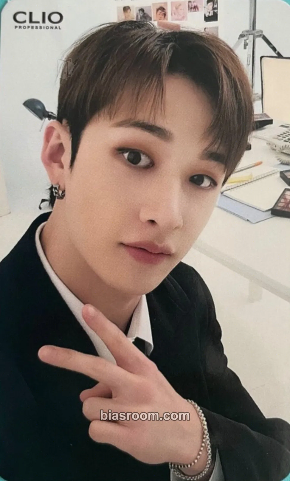 Bang Chan CLIO x Stray Kids Photocard - Stray Kids - Stray Kids K-pop photocard