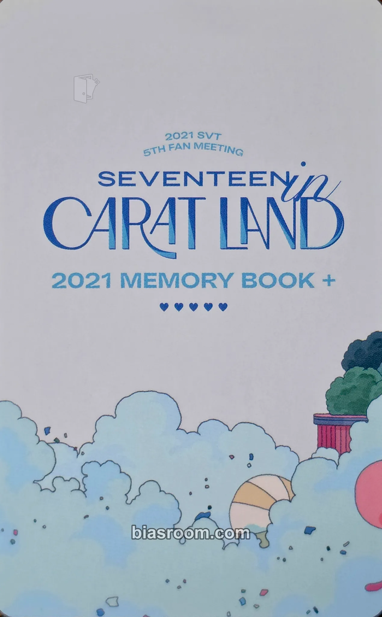 DK 2021 SVT 5TH Fan Meeting [SEVENTEEN in CARAT LAND] Memory Book