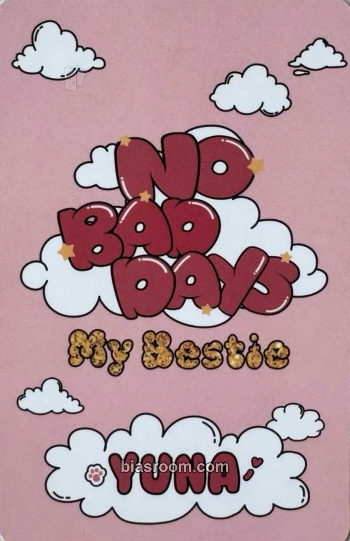 Yuna NO BAD DAYS Photocard - ITZY | Bias Room