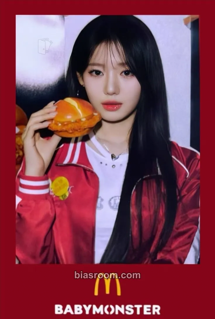 Rora McDonald's Hong Kong x BABYMONSTER Photocard - BABYMONSTER - BABYMONSTER K-pop photocard