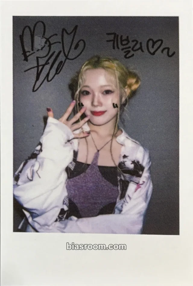 Kiiras - Doyeon - BANG BANG! Album makestar pre-order benefit (pob) special gift polaroid signed