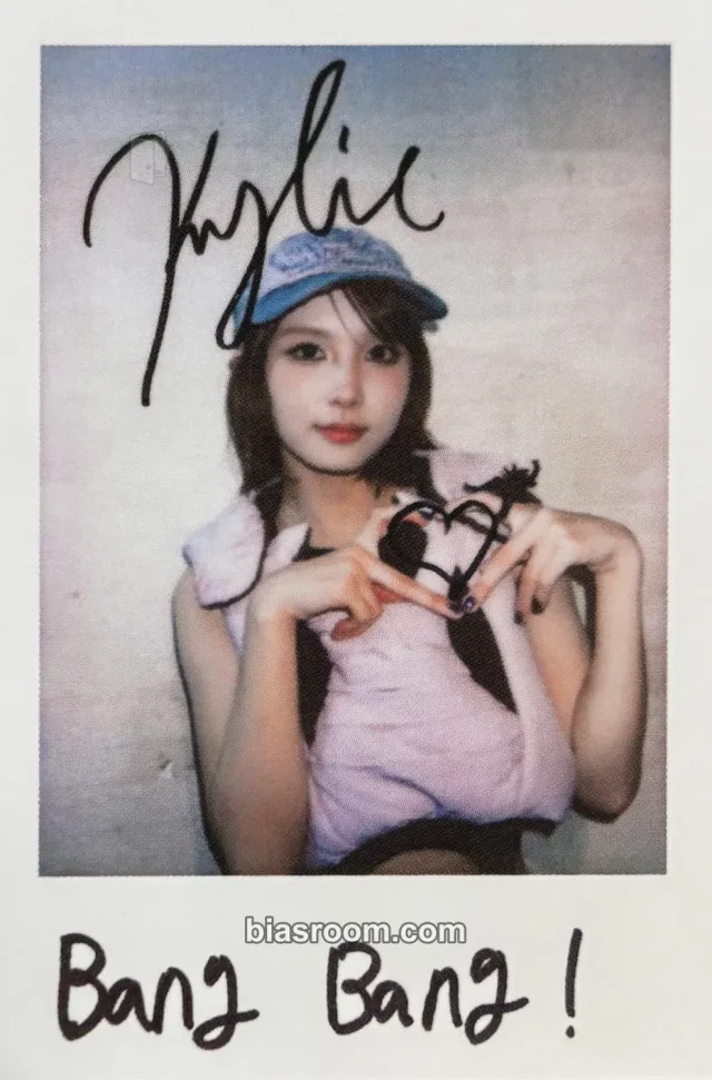 Kiiras - Kylie - BANG BANG! Album makestar pre-order benefit (pob) special gift polaroid signed