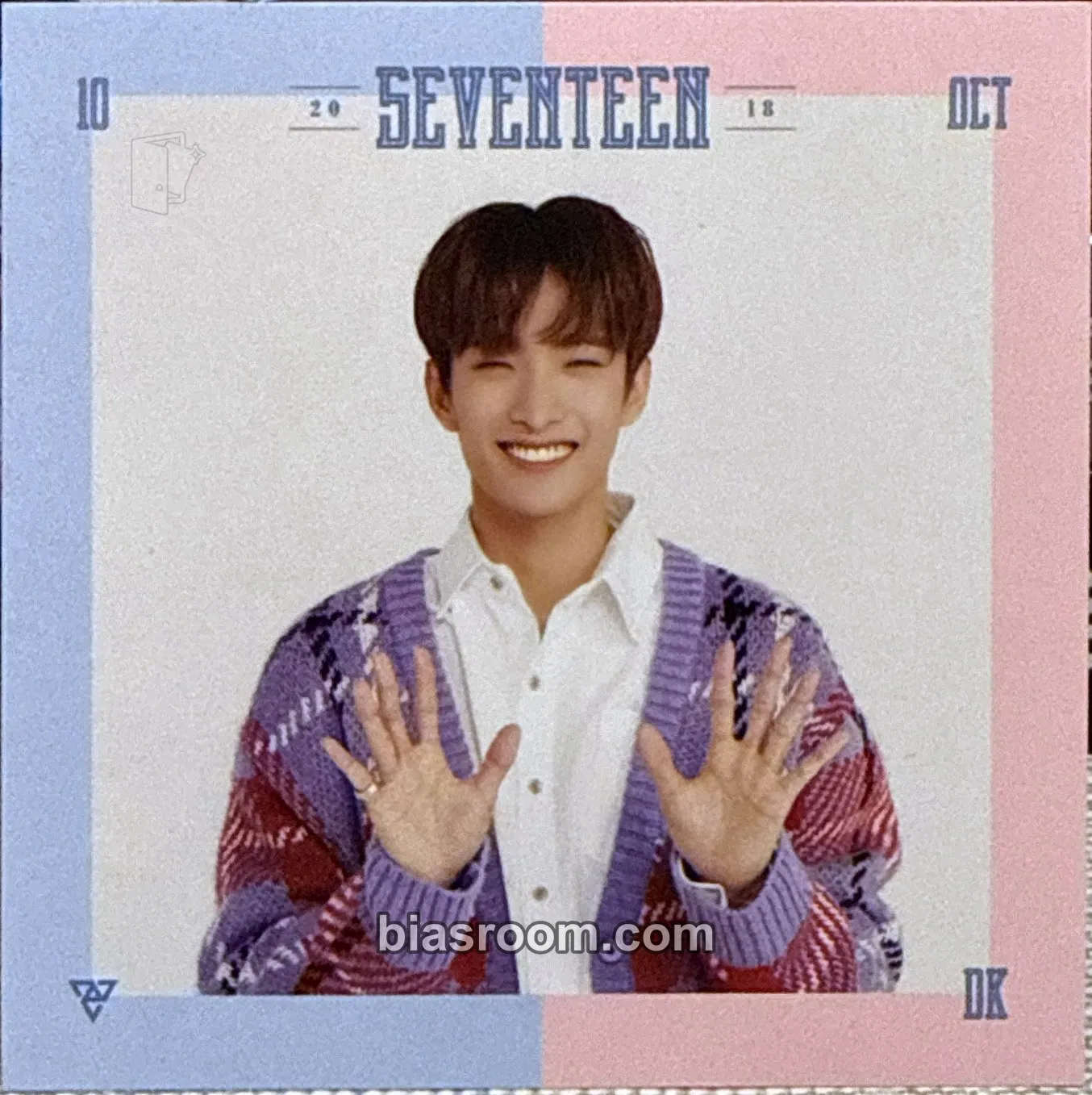 DK 2018 Season's Greetings Photocard - SEVENTEEN - SEVENTEEN K-pop photocard