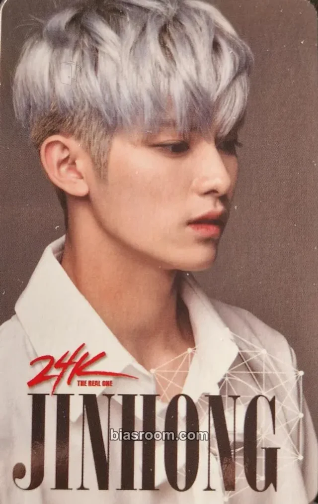 24k - Jinhong - THE REAL ONE Album album photocard