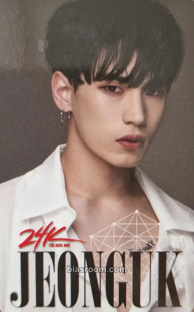 24k - Jeonguk - THE REAL ONE Album album photocard