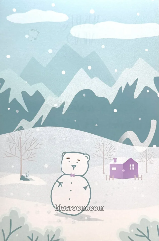 BTS - V - Winter Ahead Album raffle weverse event double-sided