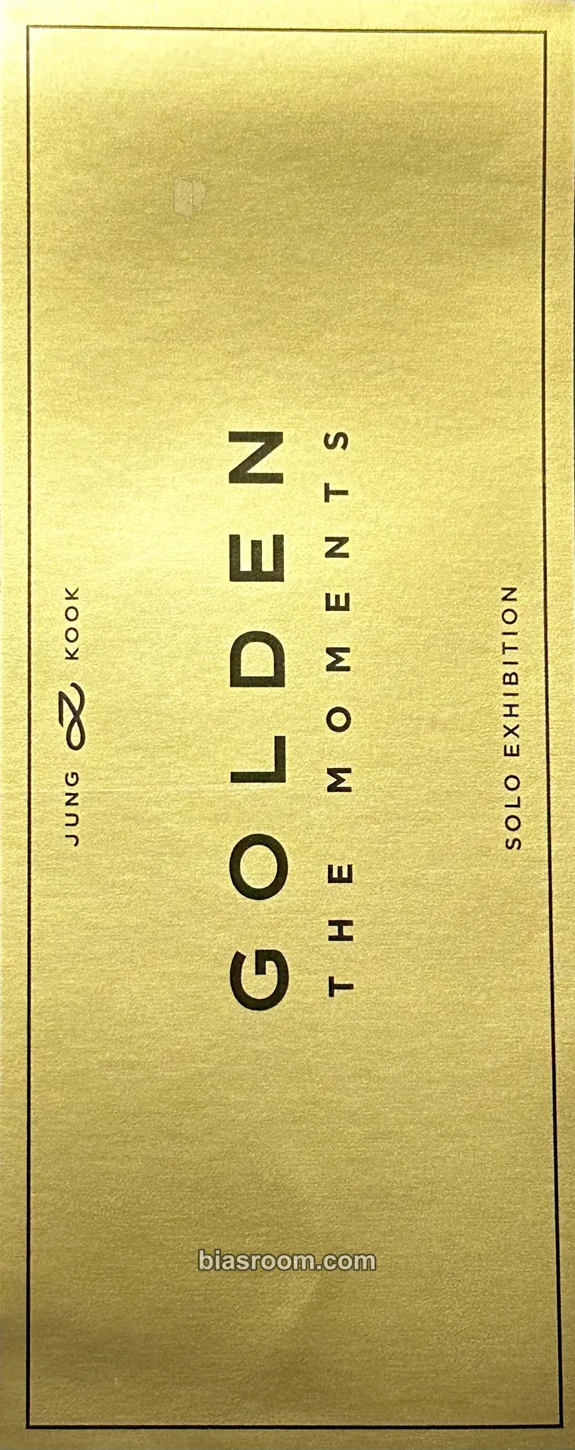 Jungkook GOLDEN: The Moments Photocard - BTS - BTS K-pop photocard
