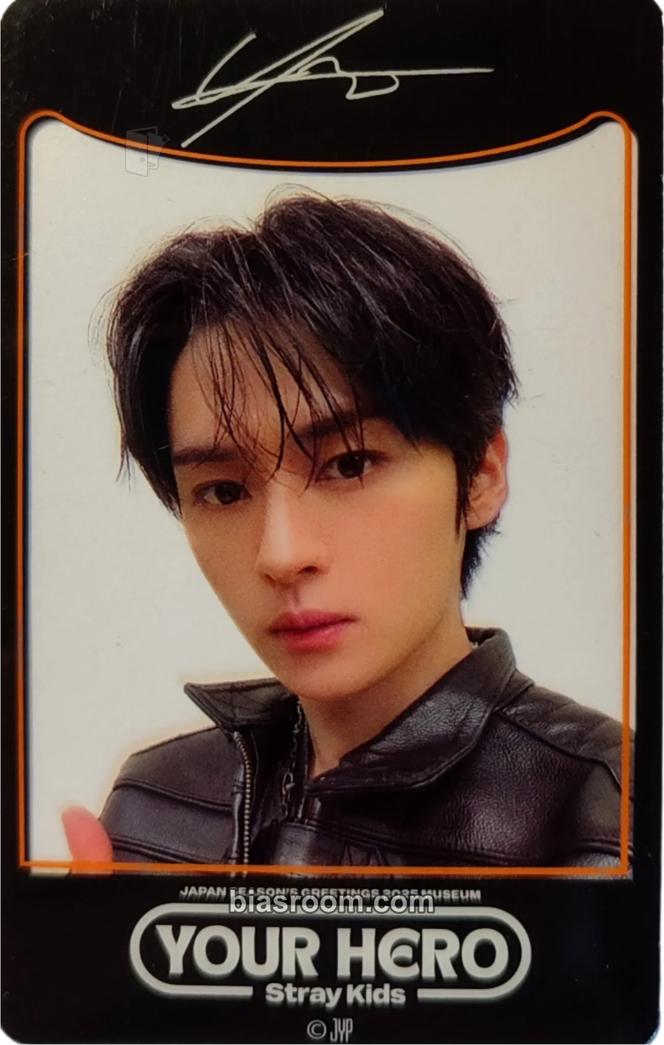 Lee Know 2025 Japan Season's Greetings - Your Hero Photocard - Stray Kids - Stray Kids K-pop photocard