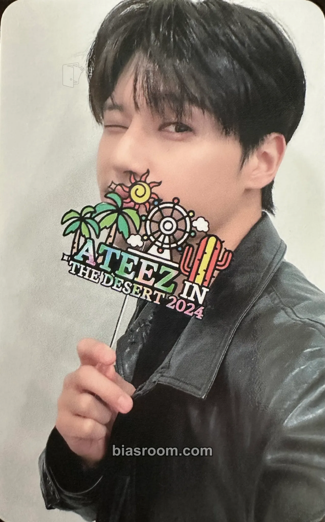 Wooyoung 2024 Coachella - Ateez in the Desert Photocard - ATEEZ - ATEEZ K-pop photocard