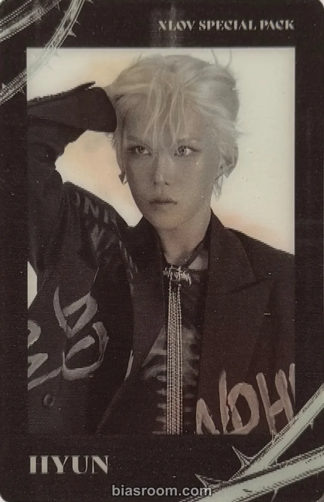 XLOV - Hyun - UXLXVE Album album photocard special pack lenticular
