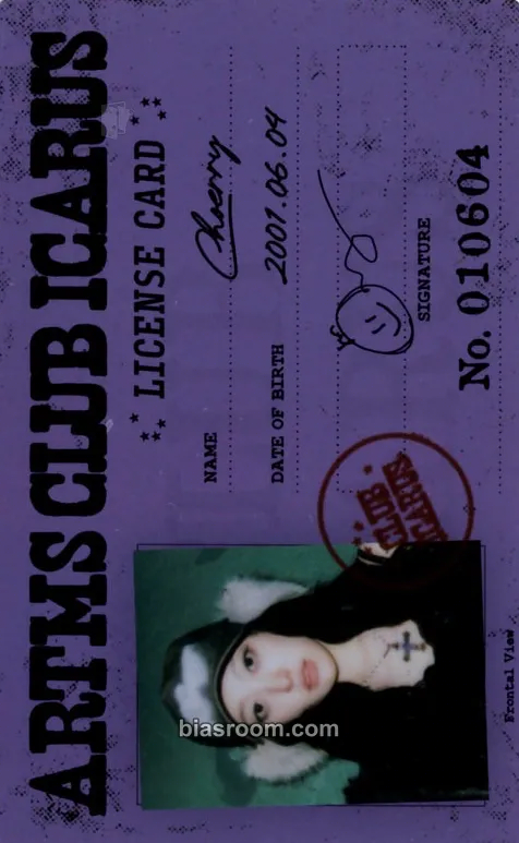 Choerry Club Icarus Photocard - ARTMS - ARTMS K-pop photocard