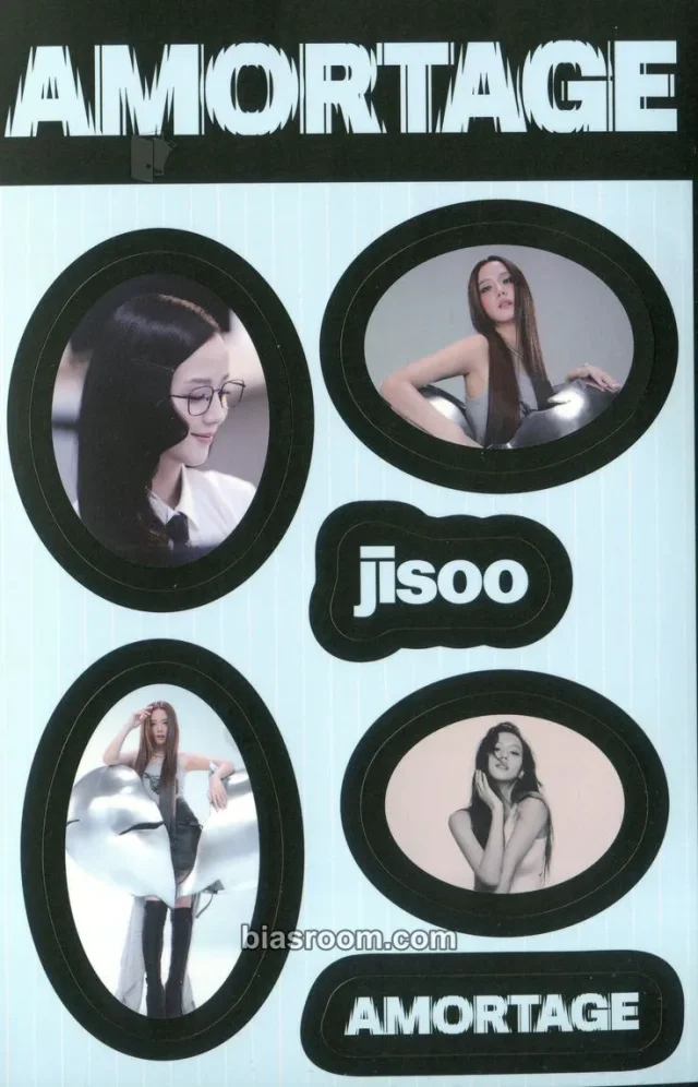 BLACKPINK - Jisoo - Jisoo 'AMORTAGE' Limited Photobook “The Edit” Other sticker