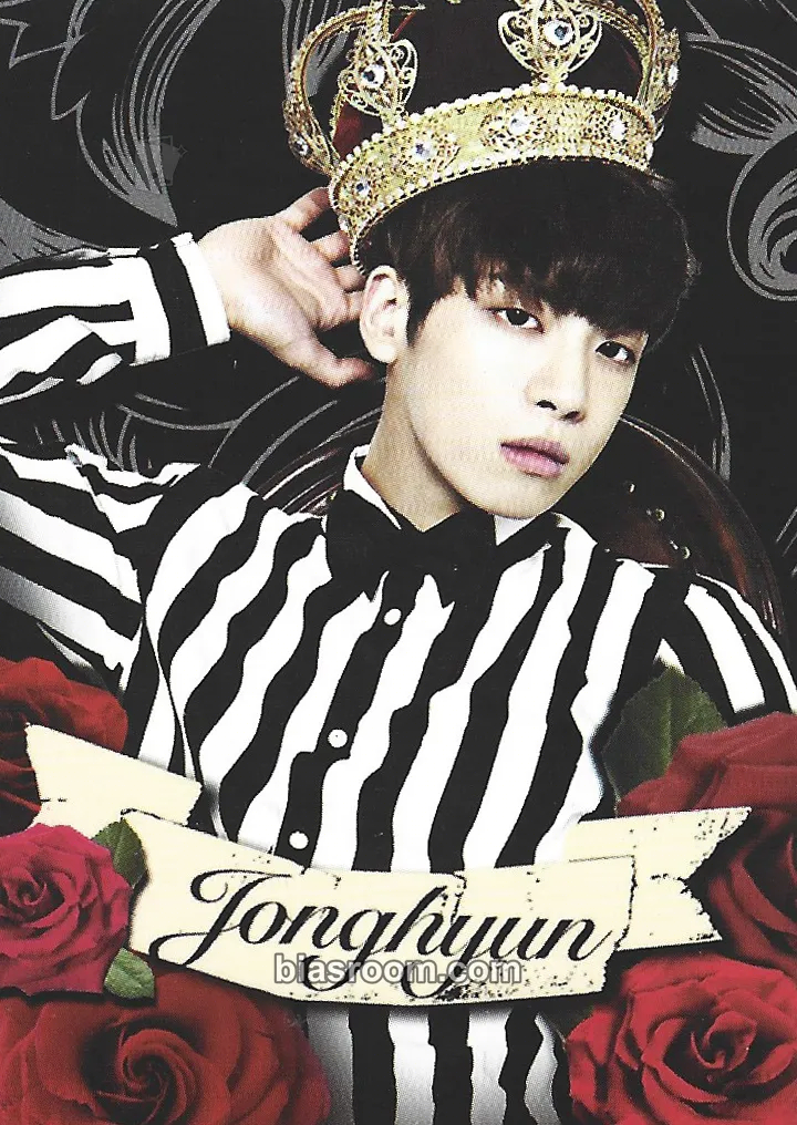 Jonghyun SHINee in Wonderland Photocard - SHINee - SHINee K-pop photocard